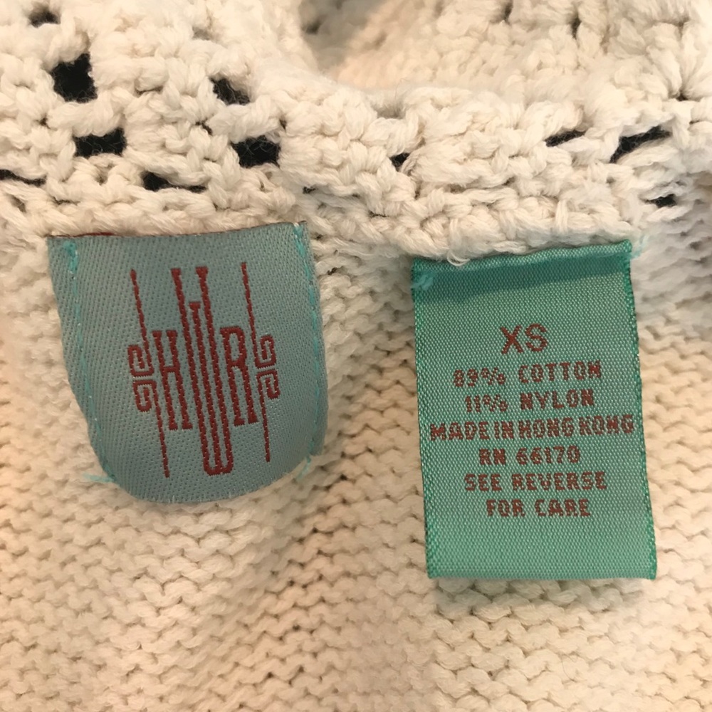 Anthropologie HRW ivory cardigan XS - Picture 8 of 10